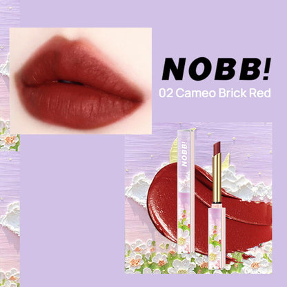 NOBB Matte Air Lipstick in Floral Oil Painting Case
