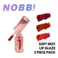NOBB Soft Matte Lip Glaze 3-Piece Set